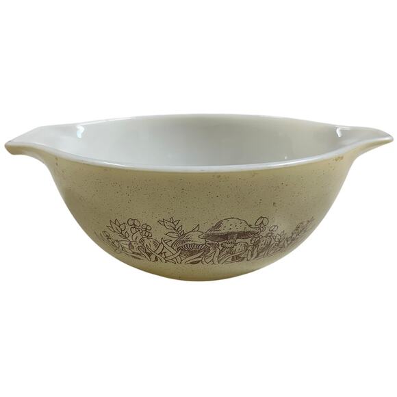 Pyrex Forest Francies "Mushroom" Cinderella Nesting Mixing Bowl 9 Inch GUC - Picture 1 of 7